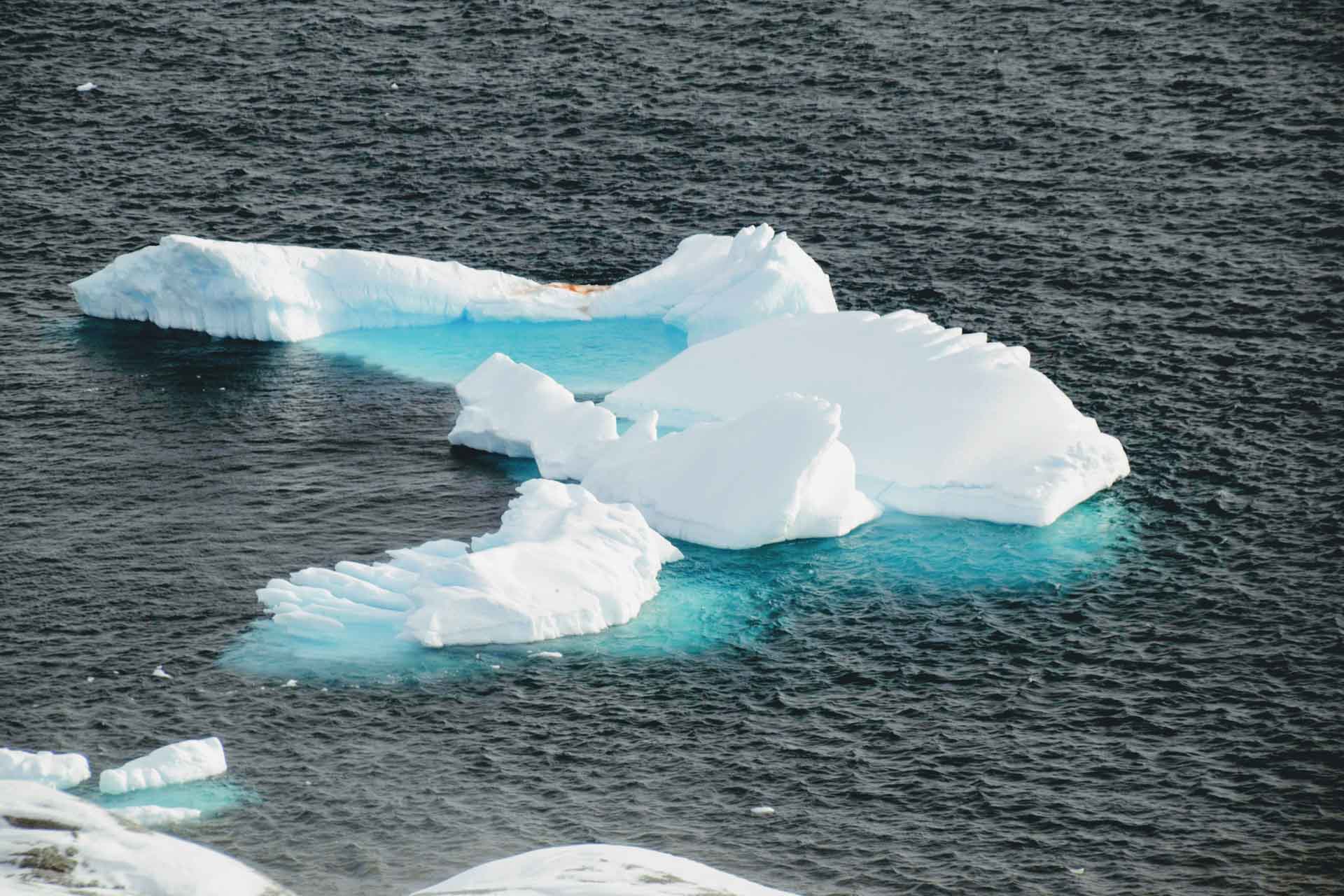 Icebergs, Glaciers and Landscape